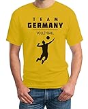 Herren Volleyball Team Germany Olympische Spiele T-Shirt XXL Gelb