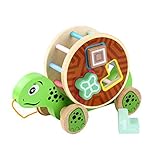 Napacoh Jungen Mädchen Baby Kleinkinder ziehen Schnecke Igel Tier anhänger Auto Pädagogisches Spielzeug 9 Schildkröte *