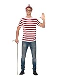 Smiffys 42924L - Wo ist Walter Kit mit T-Shirt, Hut und G