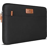 DOMISO 17 Zoll Laptoptasche für 33,8 cm (17,3 Zoll) Notebook/Dell Inspiron/MSI/HP Pavilion/Lenovo Ideapad/ASUS/HP/Alienware 17, Schw