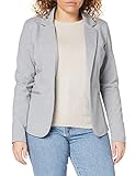 ICHI Damen KateIH Bl Blazer, Grau (Grey Melange 10020), 38 (Herstellergröße: M)