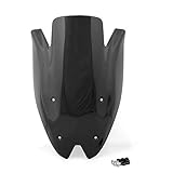 Topteng Motorrad Windschutzscheibe, Sport Windschutzscheibe mit ABS Aerodynamik Design für Ka-wa-sa-ki Z1000 2010-2013
