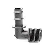 MINGMIN-DZ Dauerhaft 50pcs 1/2' x 16mm Barb Stecker Elbow for Connect Poly Schlauch Gewächshäuser Barb Verbinder Mikro-Tropfbewässerung Fitting