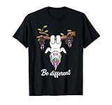 Fledermäuse und Einhorn Shirt lustiges Be Different T-S