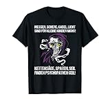 Cooler Spruch Psychopathen Lustig Statement Totenkopf T-S