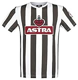 FC St. Pauli Traditions-Shirt Astra T-Shirt braun/weiß M