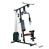 HOMCOM Fitnessstation Kraftstation Multigym Fitnesscenter Fitnessgerät Latzug B