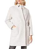 comma Damen Jacke Mantel Langarm, 8143 Ivory, 42