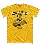 3stylershop T-Shirt Herren Bud Spencer - Vintage Fighter - Gelb, XL