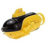 KDMB Neue Mini-Fernbedienung U-Boot-Simulation RC-Yacht kann in Aquarien und Badewannen Spielen 4-Kanal-RC-U-Boot-Spielzeug Kindergeschenk