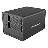 yaunli Dockingstation für Festplatten 3,5' Sata Externe 2Bay-Festplatte Dockingstation USB3.0. Zu SATA3 6. GBPS-Festplattenbasisgehäusehalter Dockingstation (Farbe : Black, Size : One Size)