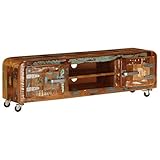 vidaXL TV Schrank 36cm Recyceltes Massivholz Lowboard Fernsehschrank TV T