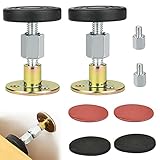 ANTHYTA 2 Stück Anti Shake Bettrahmen Verstellbares Kopfteil Stopper Raumwand Bettgestell Adjustable Bettgestell mit Gewinde Thread Frame Teleskop-Unterstützung für Bett Schrank Sofa Zimmerw