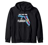 Flagge 'Don't New York my Florida', Retro USA Vintage Kapuzenjack