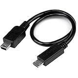 StarTech.com 20cm USB OTG Kabel - Micro USB auf Mini USB - St/St - USB OTG Adapterkab