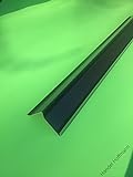 Ortgangblech 2 m lang Aluminium farbig 0,8 mm (klein, Anthrazit)
