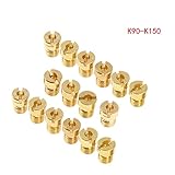 16 teiliges Vergaserdüsen Set für PWK Keihin CVK 90 92 95 98 100 105 108 110 115 120 125 130 135 140 145 150, Vergaserdüsenmodifikationszubehör, Hauptdüsendüse M5