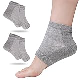 Hilph®Gel Fersensocken Silikon Fersenschutz Feuchtigkeitsspendende Socken Fußpflege Spa Socken für Trockene Haut und Plantarfasziitis, Harte Gerissene Haut Comfy Day Nachtpflege Haut - 2