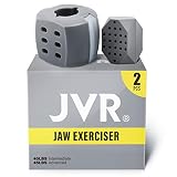 Jaw Trainer Ball, 2 Stücke JVR Jaw Trainings Gerät, Jawline Exerciser Gesichts, Neck Toning Fitnessball, Fitnessball für Hals, Kiefer Gesichtsstraffer, Übungsgerät Doppelk