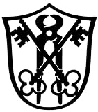 Zunftzeichen Schlüsseldienst Wappen 40cm-100cm aus 3mm Stahl (100cm)