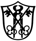 Zunftzeichen Schlüsseldienst Wappen 40cm-100cm aus 3mm Stahl (100cm)