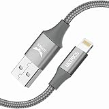 ULTRICS iPhone Ladekabel 2M, Apple MFi zertifiziertes Lightning Kabel, USB Schnelllade- und Synchronisierungskabel, kompatibel mit iPhone 12 Pro Max/ 11/ XS/XR/X/ 8/7 Plus/SE/iPad/iPod - G
