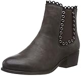 Rieker Damen 98681 Chelsea Boots, Grau (Basalt/Schwarz 45), 38 EU