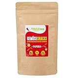 Paprika Gemüse Snack: 20g leckere Gemüse Snacks aus Paprika, gefriergetrocknet und geräuchert – Gemüse Chips ohne Zucker und vegan – Gefriergetrocknete Paprika in Streifen natürlich von N