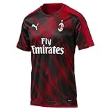 PUMA Herren ACM Stadium Jersey with Sponsor Logo Trikot, Tango Red Black, S