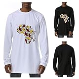 Männer Langarmshirt Langarm Sweatshirt Basic Oversized T-Shirt Herren Bedrucken Shirt Teenager Bluse Mit Rundhalsausschnitt Herren Bunte Langarmshirt T-Shirt Langarm T Shirt Men's Cotton F