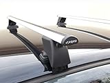 Dachträger Farad BS + Aluminium kompatibel mit Skoda Fabia (5 Türer) ab 2015 Aluminium Dachträger ohne Dachreling