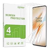 apiker [4 Stück] TPU Schutzfolie für Oneplus 8 Pro, Oneplus 8 Pro TPU Displayschutzfolie, blasenfrei, hohe Definition, hohe Empfindlichk