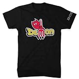 Detroit Shirt Company Herren Vintage Dodge Demon T-Shirt 100% Baumwolle - Schwarz - X-Groß
