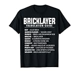 Funny Bricklayer Slang Übersetzungsanleitung & Mauerwerk T-S