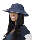 Sun Protection Zone Unisex Booney-Hut für den Außenbereich, leicht, verstellbar (100 LSF, UPF 50+) - Blau - Einheitsgröß