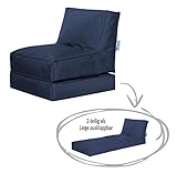 SITTING POINT only by MAGMA Sitzsack Scuba Twist Jeansb