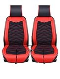 heizkissen, autositzauflage Fahrer Beheizter Autositzbezug wintersitzkissen Mit Lendenwirbelsäulenheizung Controller, Deal Für Fahrt Langzeit, Sesshafte, Menschen Mit Kaltem Körpe(Size:2PCS,Color:EIN)