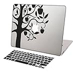 KSK KAISHEK Matte transparente Laptophülle für MacBook Air 13 Zoll (2018–2020 Release, Retina Display, M1) Modell: A2337 A2179 A1932, Kunststoff-Hartschale mit Tastaturabdeckung, Apple T