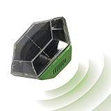 ISOTRONIC Solar Vogelabwehr Blitz Ultraschall Vogelvertreiber Vogelschreck Taubenabwehr Taubenschutz Taubenschreck gegen Tauben Vögel Möwen Katzen auf Balkon Fenster Obstbaum ohne Taubenspik