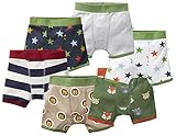 Bio Jungen Boxershorts 100% Bio-Baumwolle (kbA) GOTS zertifiziert, Set 2 - Jungen 6er-Set, 110/116