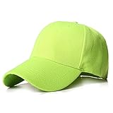 WXRJL Frühlings- Und Sommer-Baseballmütze Für Herren Und Damen Rebound-Kappe Freizeitsport Outdoor Verstellbare Kappe Fluorescentyellow