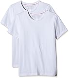 Strellson Bodywear Herren T-Shirt 2er Pack Unterhemd, Weiß (White 10), M
