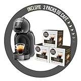 Krups Mini Me Kaffeemaschine mit 3 Kaffeekapseln, Thermoblock, Play&Select 35 Getränkesporten, schw