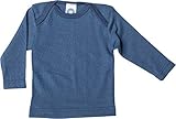 Cosilana, Baby Unterhemd langarm, 70% Wolle 30% Seide (74/80, Marine)