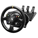 Thrustmaster TX Racing Wheel Leather Edition - Force-Feedback-Rennsimulator für Xbox One und PC - Funktioniert mit Xbox Series X|S