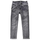 Replay Jungen Wallys Jeans, Grau (097 Dark Grey), 14