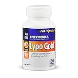 Enzymedica Lypo Gold - Laborgeprüfter Enzym-Komplex mit Lipase auf pflanzlicher Basis - 100% vegan und ohne Füllstoffe - 60 Kap