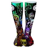 Five Nights at Freddy's Cartoon volle Breite Druck atmungsaktiv und bequem Sportsocken für Herren und Damen - - Einheitsgröß