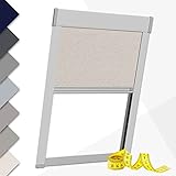 Victoria M. Dachfensterrollo nach Maß Thermorollo Verdunkelungsrollo Sonnenschutz-Rollo Passend für Velux Dachfenster, Schraubmontage, Fenstertyp GPU