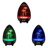 Kaicurhu Quallen Lampe Lava Lavalampe Quallenlampe Quallenlampen Quallen Lampe Aquarium Nachtlicht Jellyfish Lamp Für Zuhause Büro Stimmungslicht Dekoration Weihnachten Geschenk